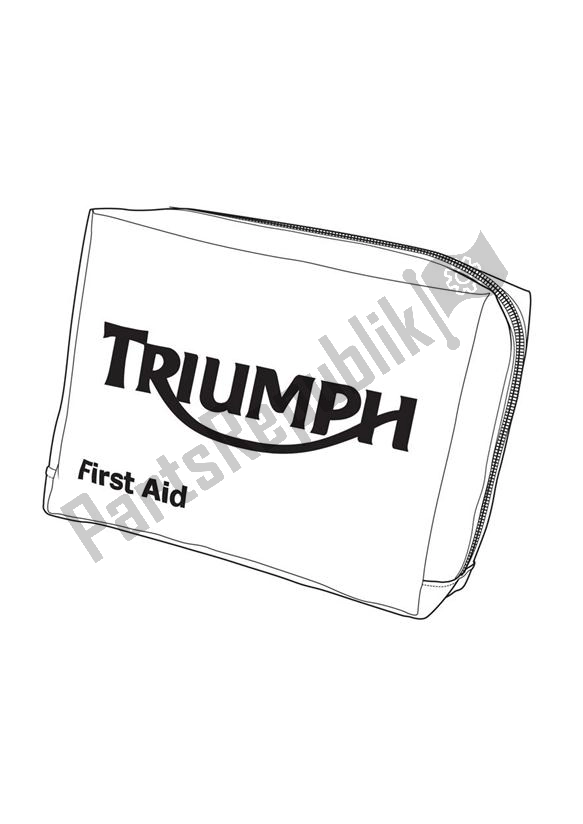 All parts for the First Aid Kit, Din 13167 of the Triumph America EFI 865 2007 - 2014