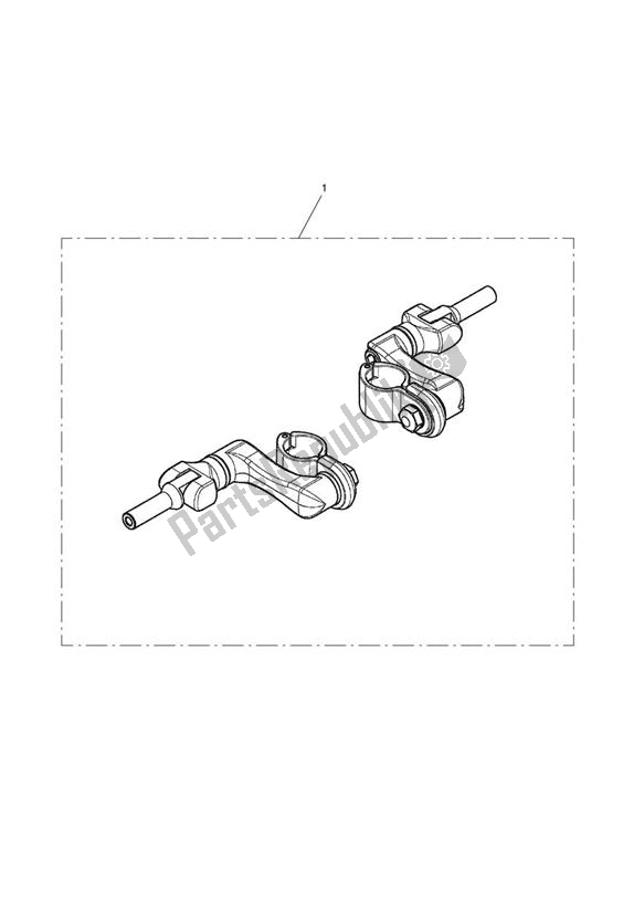 Alle onderdelen voor de Mount Adj. Assy, Pair van de Triumph America EFI 865 2007 - 2014