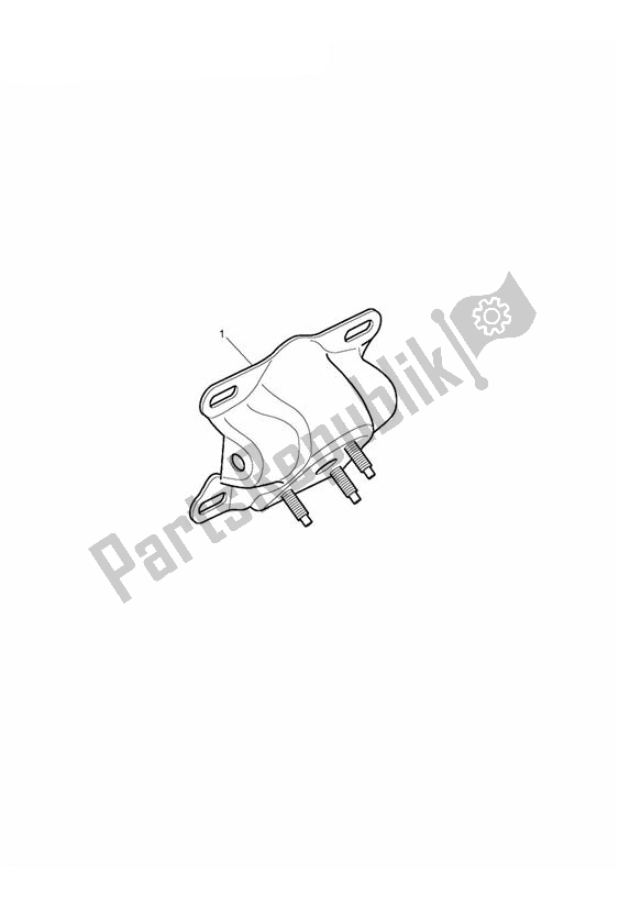 All parts for the Number Plate Bracket, Chrome of the Triumph America EFI 865 2007 - 2014