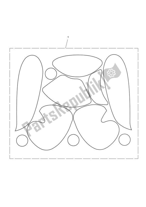 All parts for the Paint Protection Kit, Type 11, Gloss of the Triumph America EFI 865 2007 - 2014