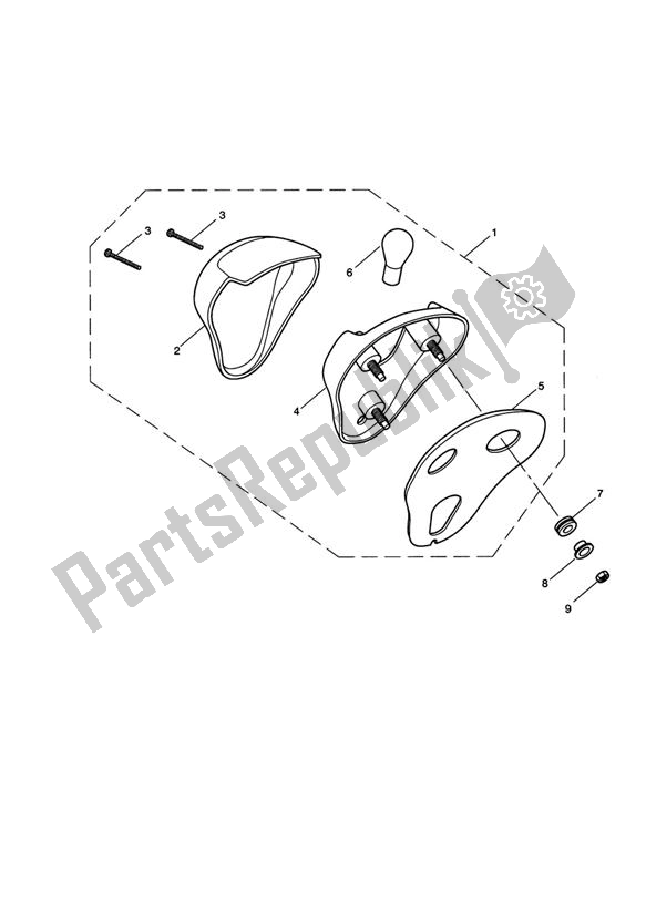 Todas las partes para Luz Trasera de Triumph America EFI 865 2007 - 2014