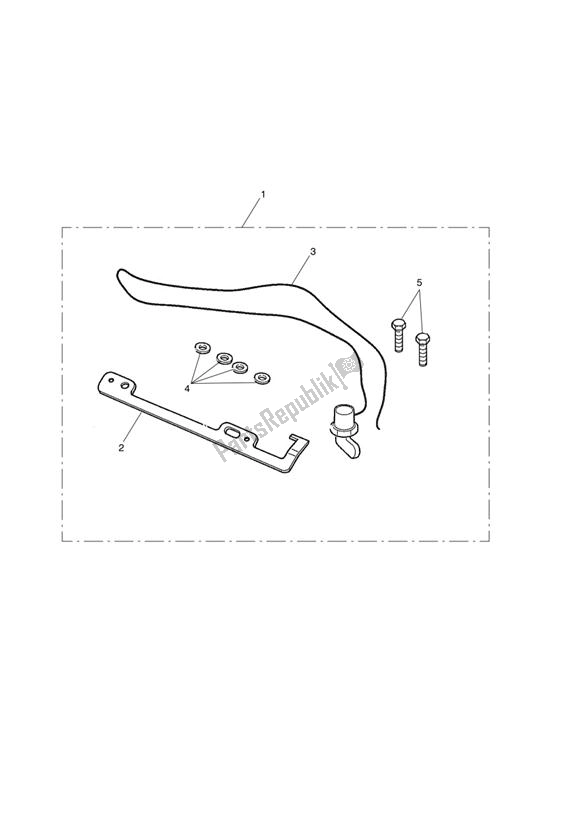 Alle onderdelen voor de Restrictor Kit, 35kw, 270, Anti-tamper van de Triumph America EFI 865 2007 - 2014