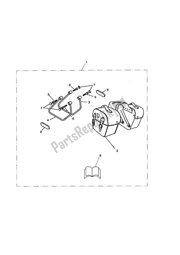 Todas las partes para Saddlebag, Large, Kit de Triumph America EFI 865 2007 - 2014