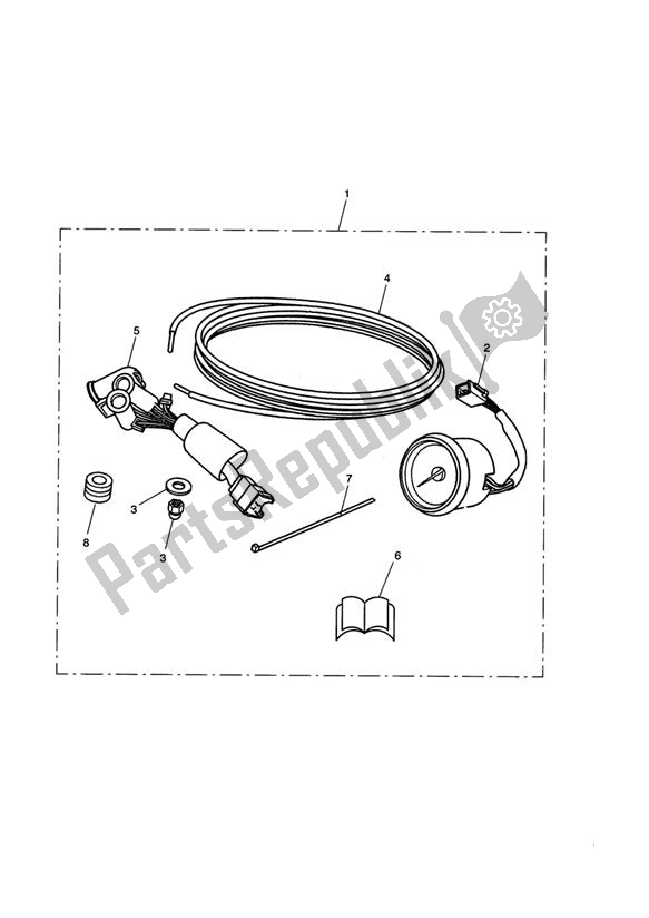 Todas las partes para Tacho Kit > 423523 de Triumph America EFI 865 2007 - 2014