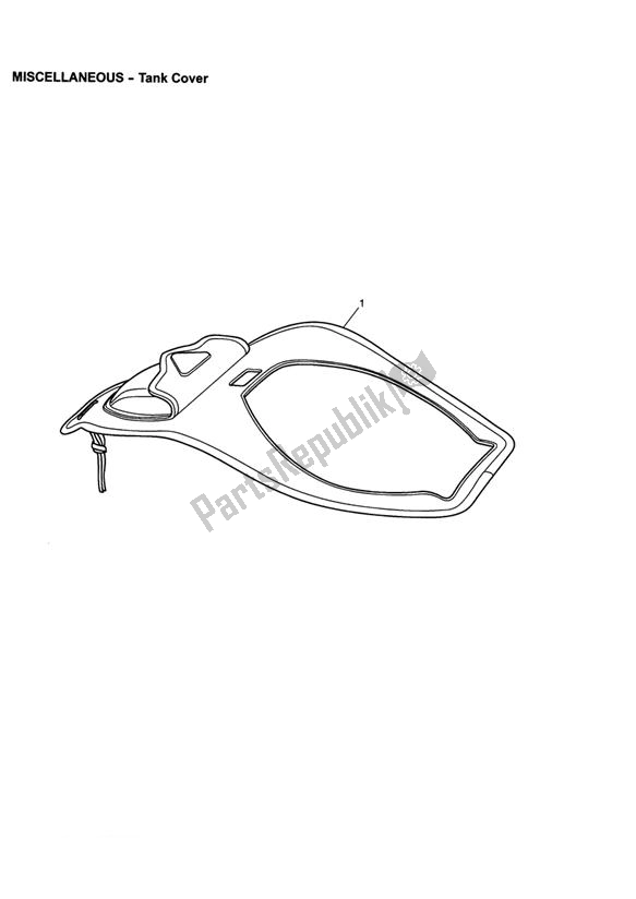 Alle onderdelen voor de Tankdeksel van de Triumph America EFI 865 2007 - 2014