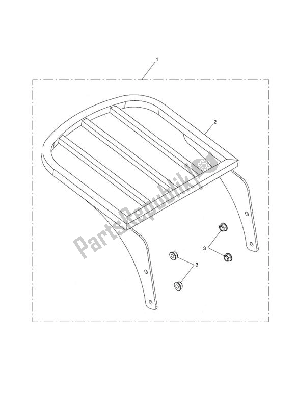 Tutte le parti per il Traditional Luggage Rack del Triumph America EFI 865 2007 - 2014