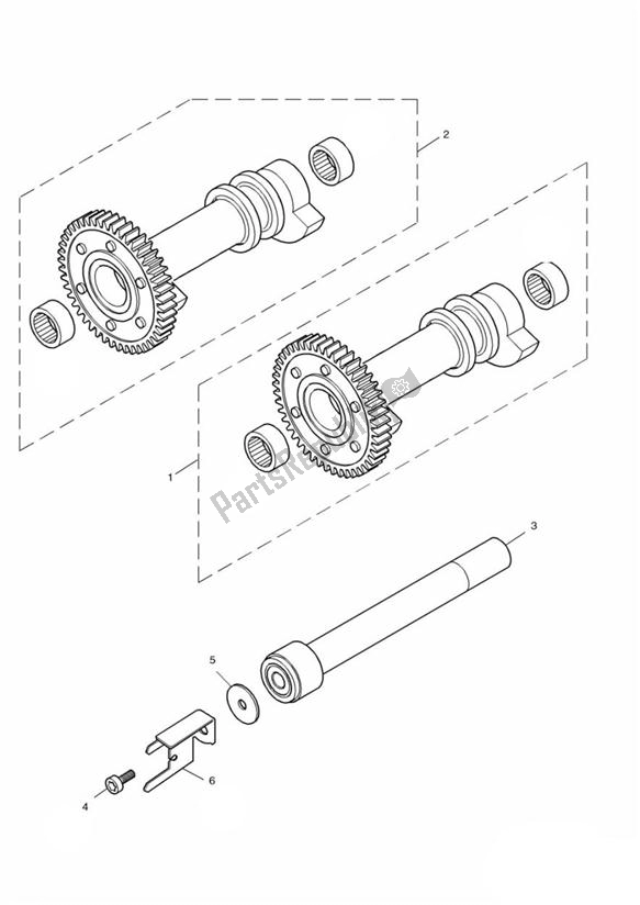 Tutte le parti per il Equilibratore del Triumph Bonneville & T 100 Carburettor 790 2001 - 2006