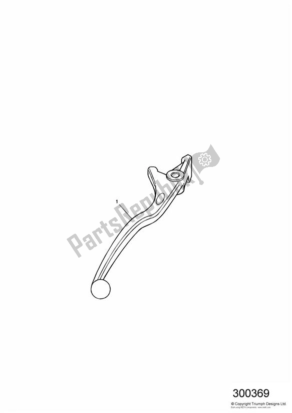 Tutte le parti per il Brake Lever Kit del Triumph Bonneville & T 100 Carburettor 790 2001 - 2006