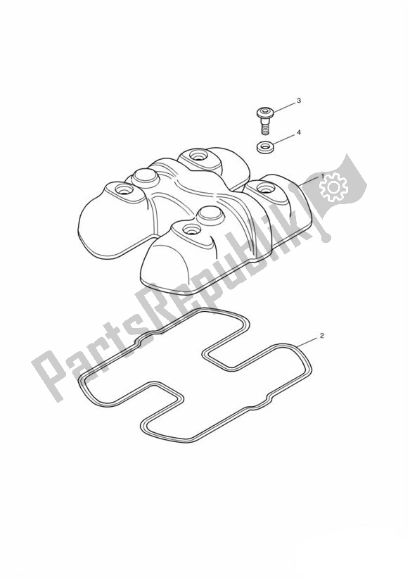 Tutte le parti per il Copertura Per Camma del Triumph Bonneville & T 100 Carburettor 790 2001 - 2006