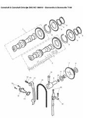 Camshaft And Drive > Eng No 186916 - Bonneville & Bonneville T100