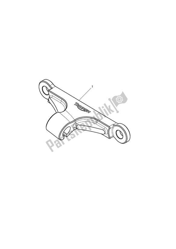 Tutte le parti per il Clutch Cable Bracket del Triumph Bonneville & T 100 Carburettor 790 2001 - 2006