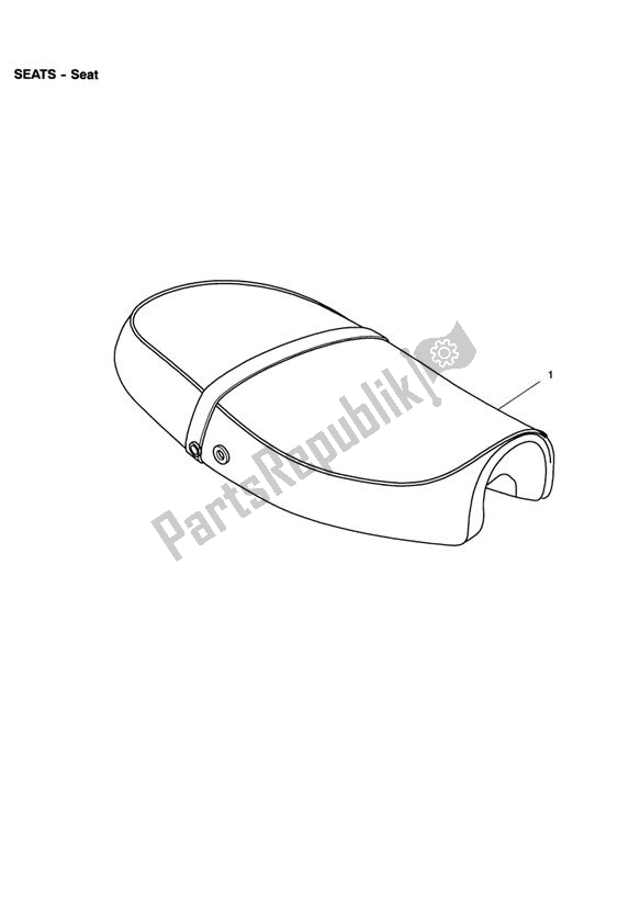 Tutte le parti per il Contemporary Seat del Triumph Bonneville & T 100 Carburettor 790 2001 - 2006