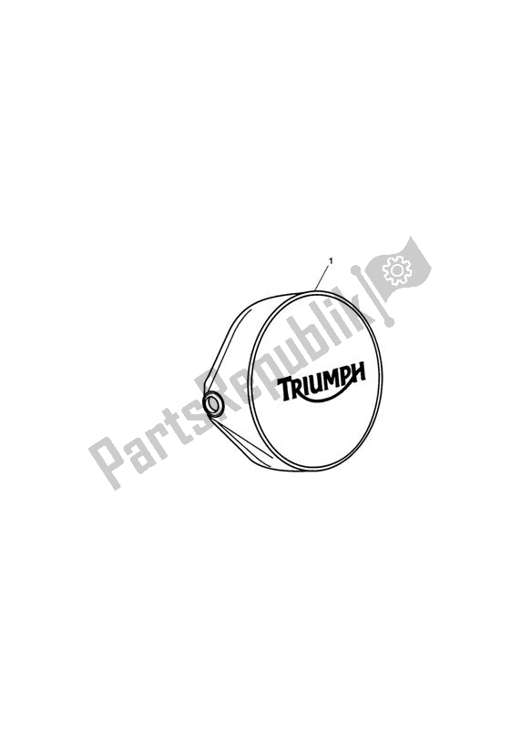 All parts for the Headlamp Cover Kit of the Triumph Bonneville & T 100 Carburettor 790 2001 - 2006