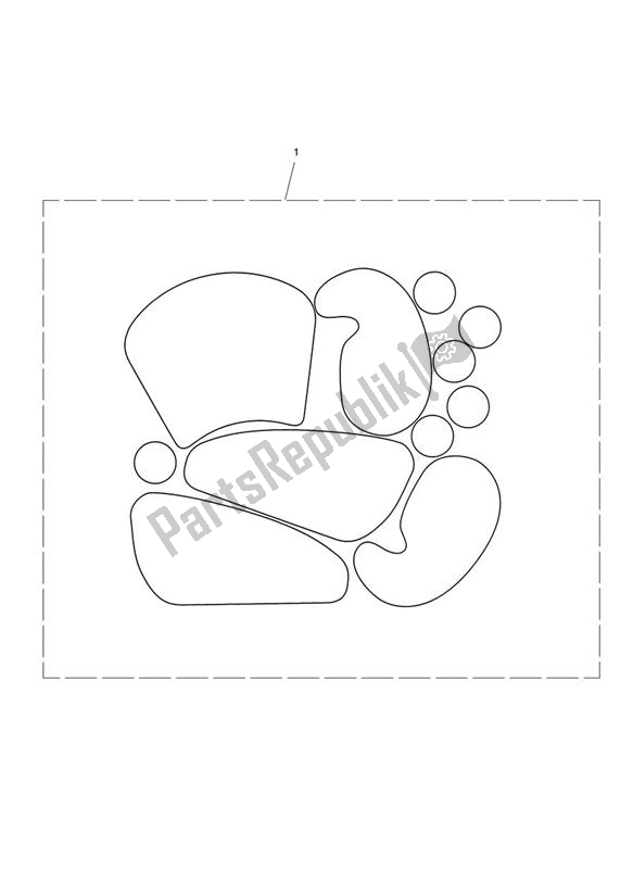 Tutte le parti per il Paint Protection Kit, Type 13, Gloss, Bonneville Carbs Only del Triumph Bonneville & T 100 Carburettor 790 2001 - 2006