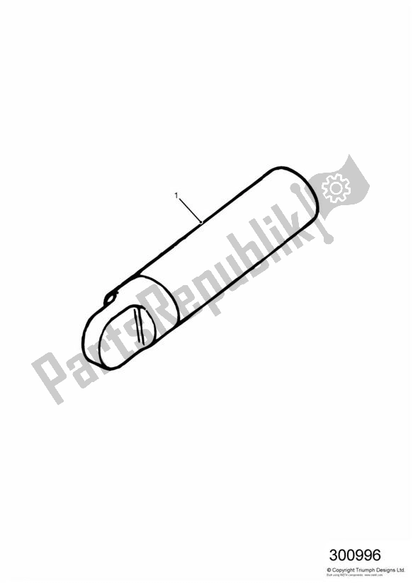 Tutte le parti per il Vernice Per Ritocchi del Triumph Bonneville & T 100 Carburettor 790 2001 - 2006