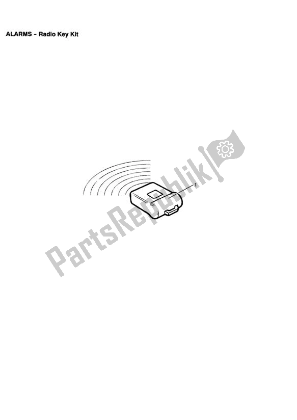 Tutte le parti per il Alarm - Radio Key Kit del Triumph Bonneville & T 100 Carburettor 790 2001 - 2006