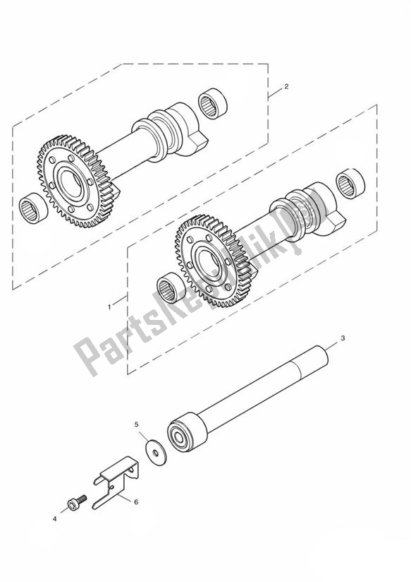 Tutte le parti per il Equilibratore del Triumph Bonneville & T 100 Carburettor 790 2001 - 2006