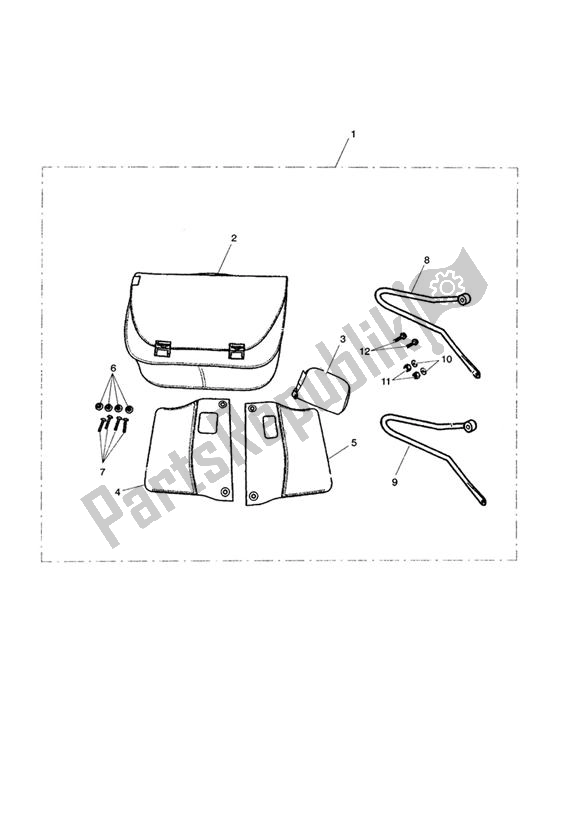 All parts for the City Bag Kit, Pair of the Triumph Bonneville & T 100 Carburettor 790 2001 - 2006