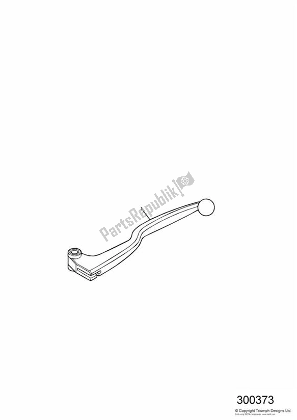 Tutte le parti per il Clutch Lever Kit del Triumph Bonneville & T 100 Carburettor 790 2001 - 2006