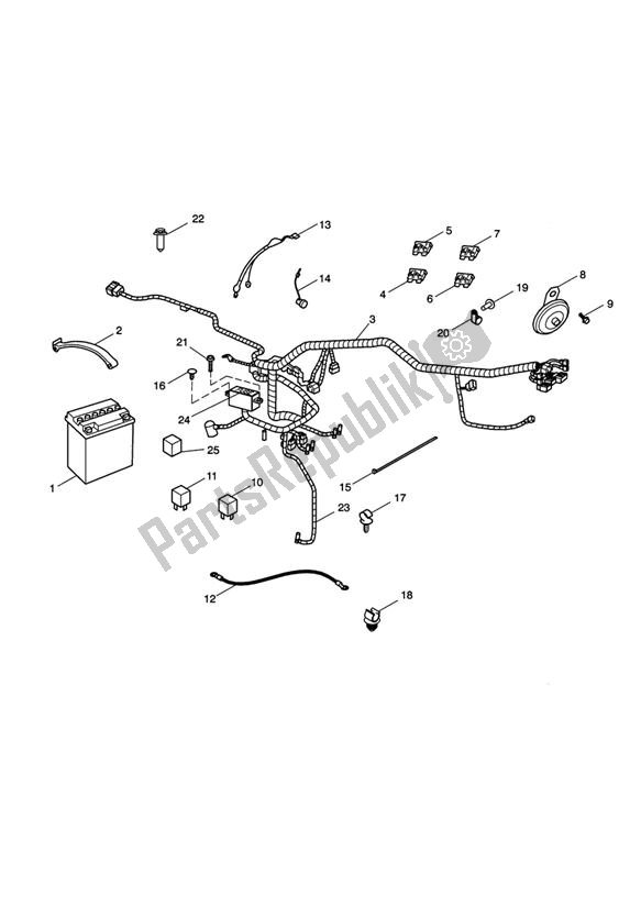 Todas las partes para Electrical Equipment Bonneville T100 de Triumph Bonneville & T 100 Carburettor 790 2001 - 2006