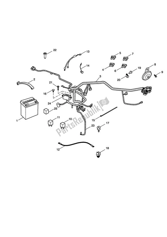 Todas las partes para Electrical Equipment Bonneville de Triumph Bonneville & T 100 Carburettor 790 2001 - 2006