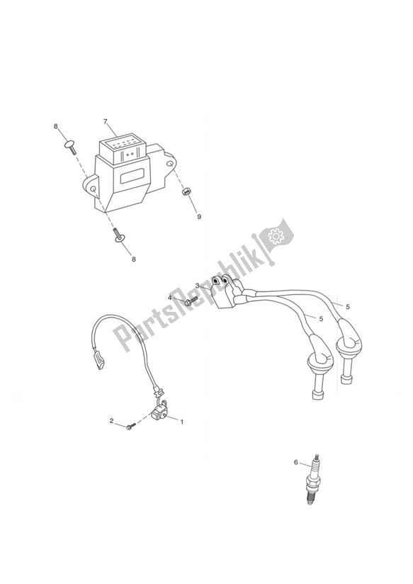 All parts for the Ignition System - Bonneville T100 of the Triumph Bonneville & T 100 Carburettor 790 2001 - 2006