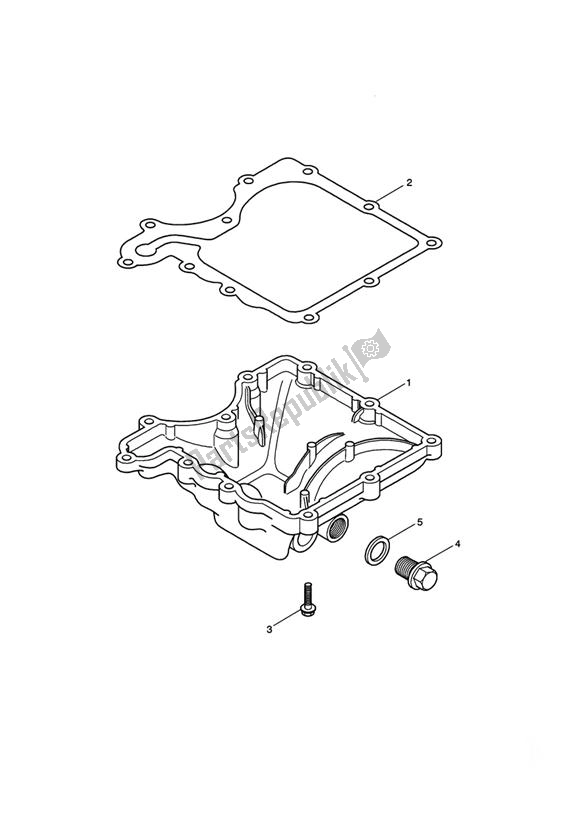 Tutte le parti per il Sump & Fittings - Bonneville del Triumph Bonneville & T 100 Carburettor 790 2001 - 2006