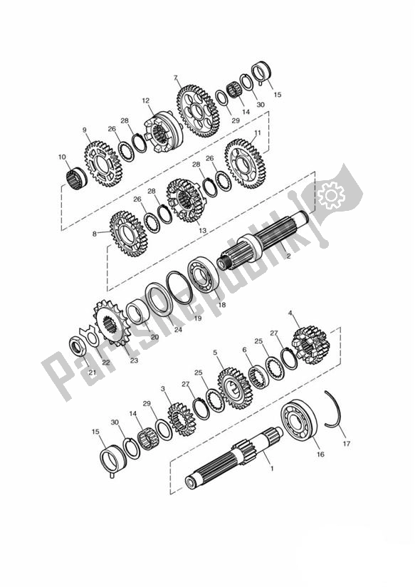 Todas las partes para Transmission Eng No 179829 > - Bonneville de Triumph Bonneville & T 100 Carburettor 790 2001 - 2006