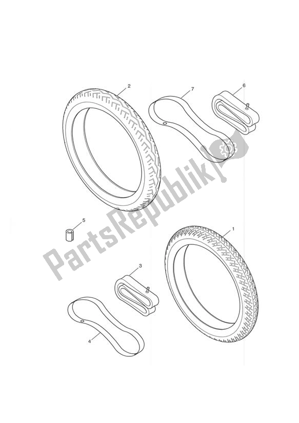 Wszystkie części do Tyres, Valves & Balance Weights - Bonneville T100 Triumph Bonneville & T 100 Carburettor 790 2001 - 2006