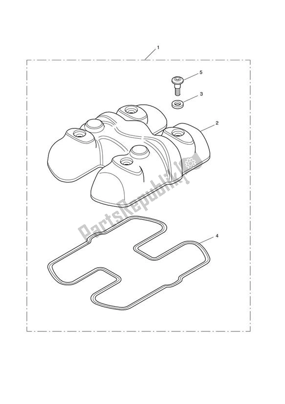 Todas las partes para Cam Cover Kit, Chrome de Triumph Bonneville & T 100 EFI 865 2007 - 2010