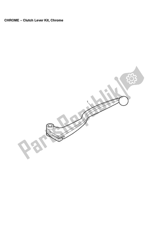 Todas las partes para Clutch Lever Kit, Chrome de Triumph Bonneville & T 100 EFI 865 2007 - 2010