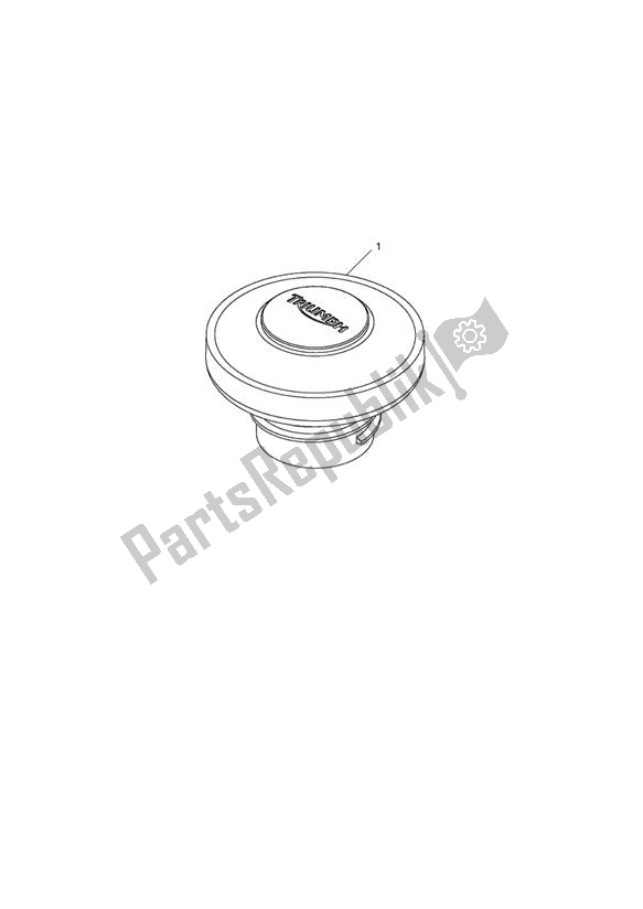 Todas las partes para Filler Cap, Fuel, Locking de Triumph Bonneville & T 100 EFI 865 2007 - 2010