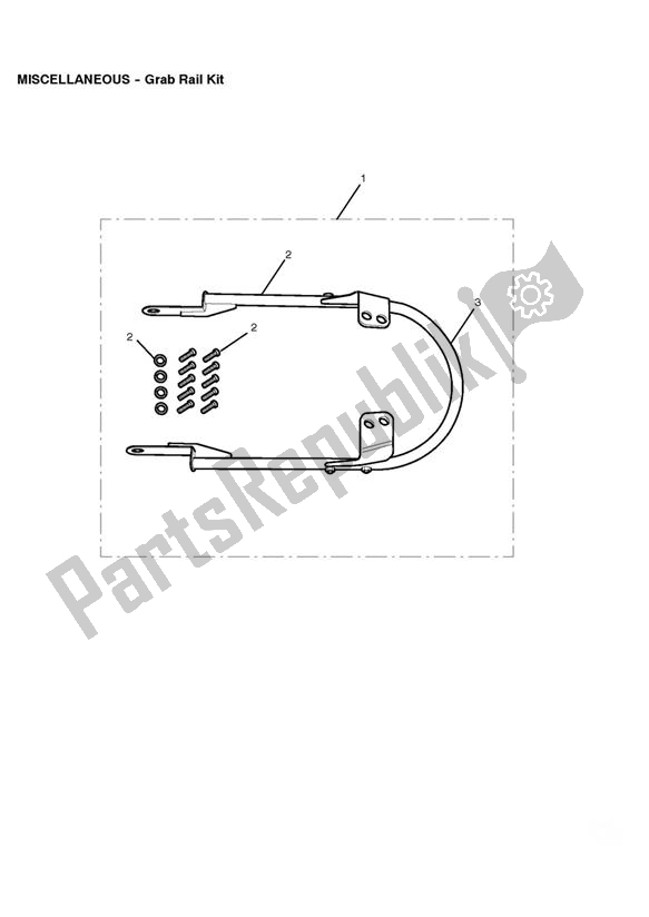 Todas las partes para Grab Rail Kit de Triumph Bonneville & T 100 EFI 865 2007 - 2010