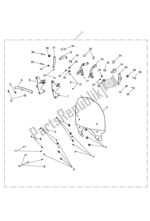 All parts for the Quick Release, Longhaul of the Triumph Bonneville & T 100 EFI 865 2007 - 2010