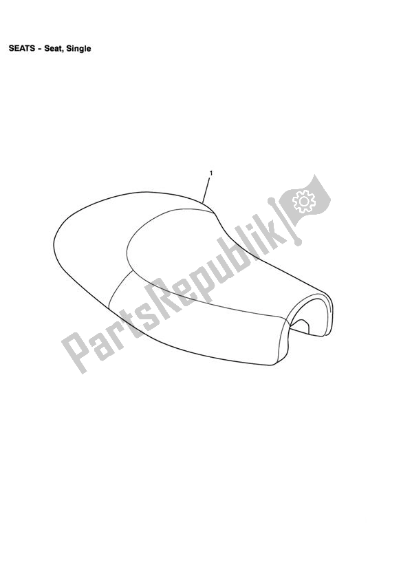 Tutte le parti per il Posto Unico del Triumph Bonneville & T 100 EFI 865 2007 - 2010