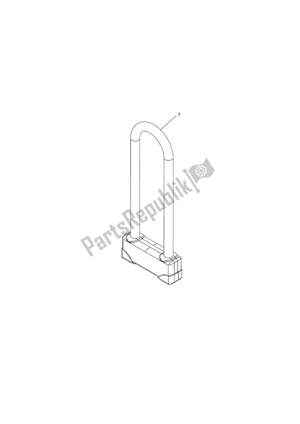 Todas las partes para U-lock 270 de Triumph Bonneville & T 100 EFI 865 2007 - 2010