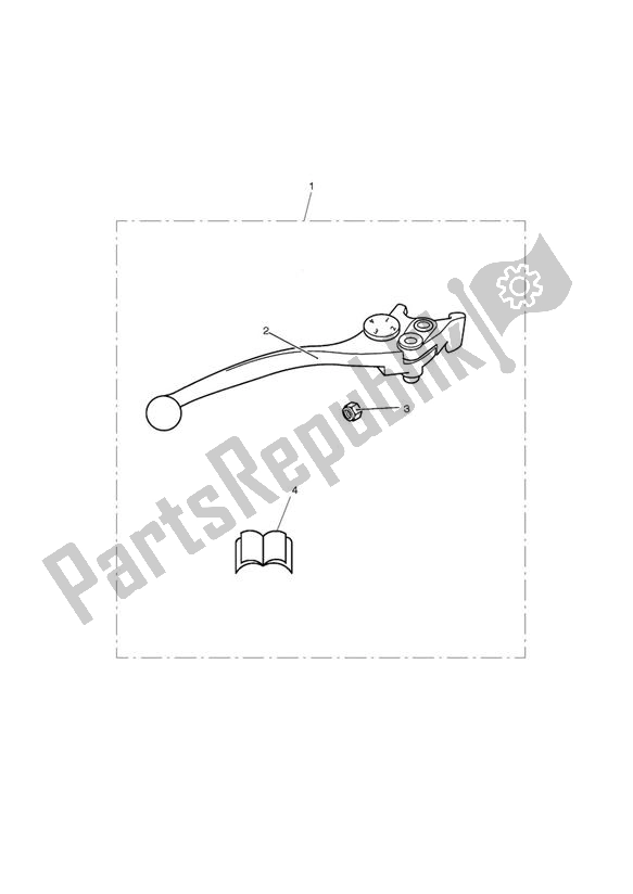 All parts for the Brake Lever Kit, Adjustable of the Triumph Bonneville EFI VIN: > 380776 865 2007 - 2010