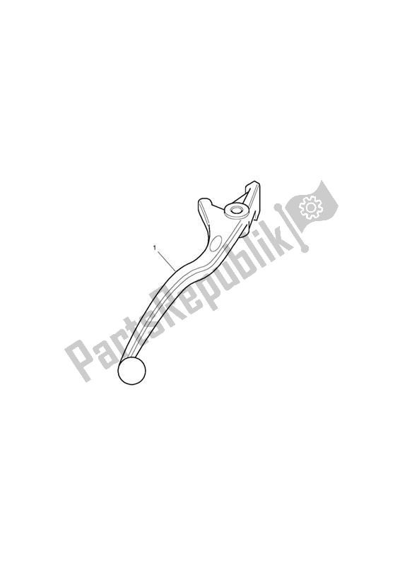 Tutte le parti per il Brake Lever Kit, Chrome del Triumph Bonneville EFI VIN: > 380776 865 2007 - 2010