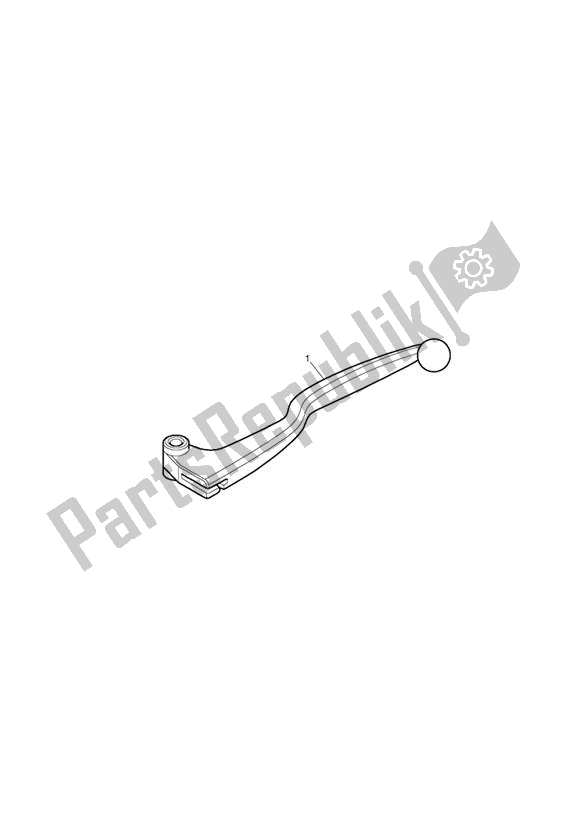 Tutte le parti per il Clutch Lever Kit, Chrome del Triumph Bonneville EFI VIN: > 380776 865 2007 - 2010