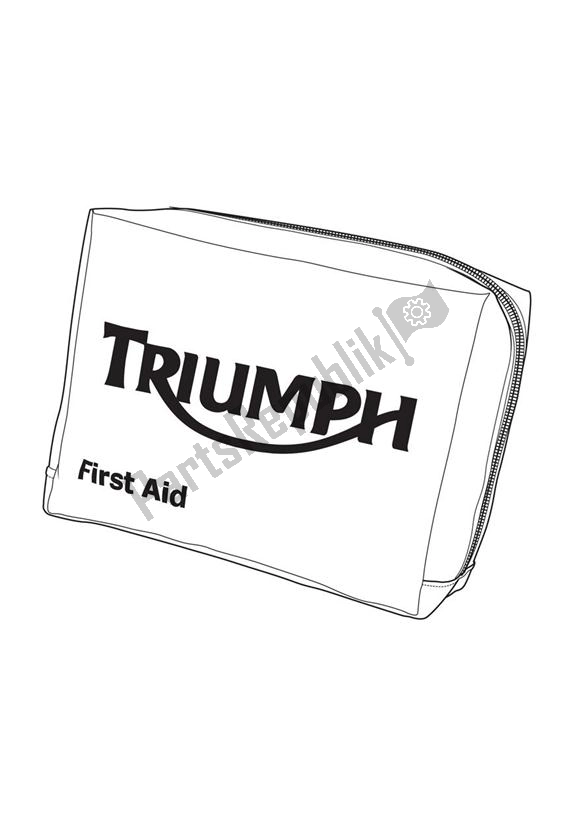 All parts for the First Aid Kit, Din 13167 of the Triumph Bonneville EFI VIN: > 380776 865 2007 - 2010