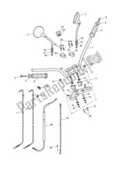 Handlebars, Top Yoke, Cables & Mirrors