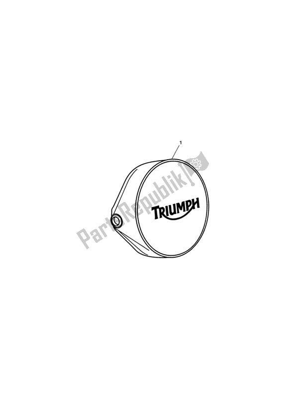 All parts for the Headlamp Cover Kit of the Triumph Bonneville EFI VIN: > 380776 865 2007 - 2010