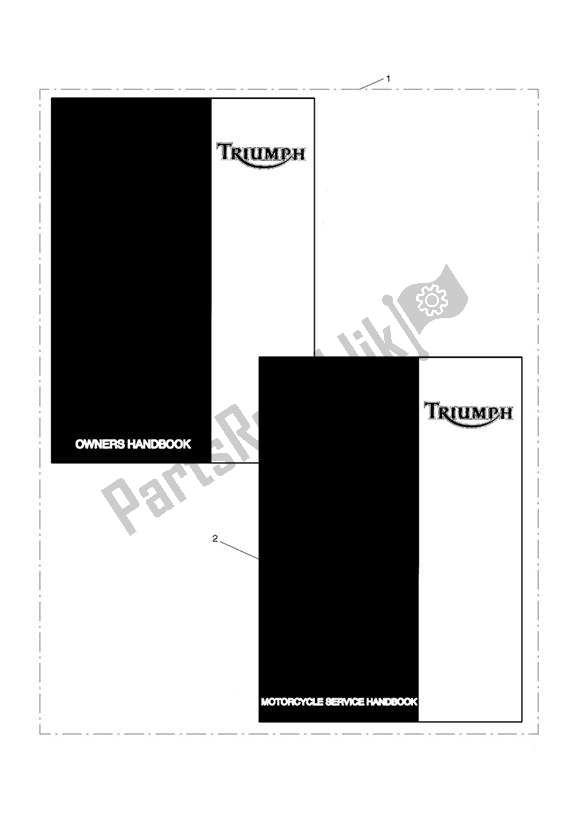 Tutte le parti per il Owners Handbook del Triumph Bonneville EFI VIN: > 380776 865 2007 - 2010