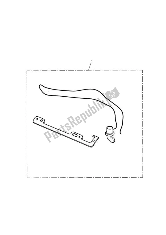 Tutte le parti per il Restrictor Kit, 34ps 360* Anti-tamper del Triumph Bonneville EFI VIN: > 380776 865 2007 - 2010