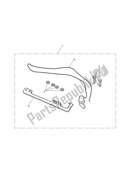 All parts for the Restrictor Kit, 35kw, 360, Anti-tamper of the Triumph Bonneville EFI VIN: > 380776 865 2007 - 2010