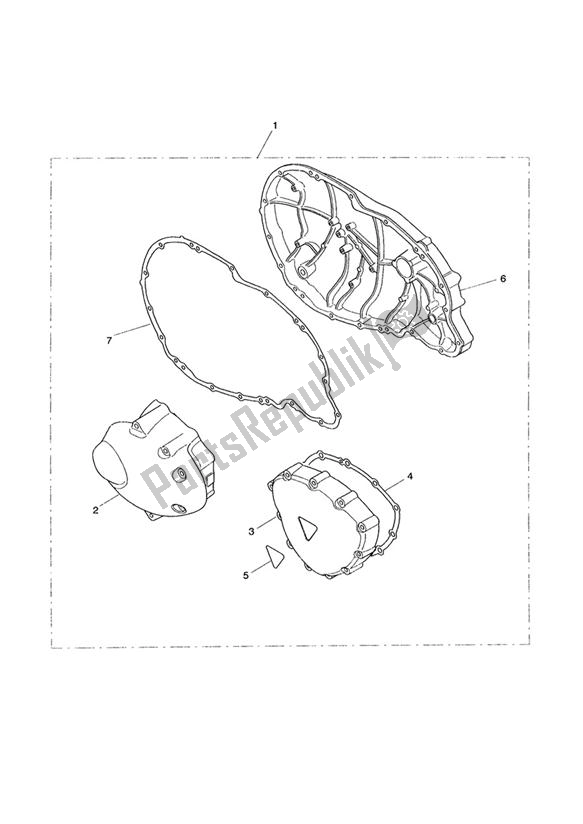 Tutte le parti per il Chrome Kit, Engine Covers del Triumph Bonneville VIN: > 380777/ SE 865 2007 - 2010