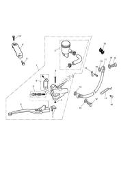 front brake master cylinder & hoses