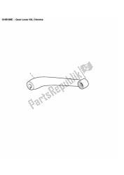 Gear Lever Kit, Chrome