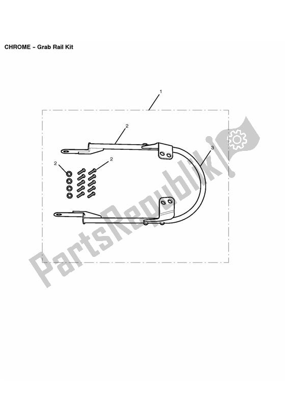 Tutte le parti per il Grab Rail Kit del Triumph Bonneville VIN: > 380777/ SE 865 2007 - 2010