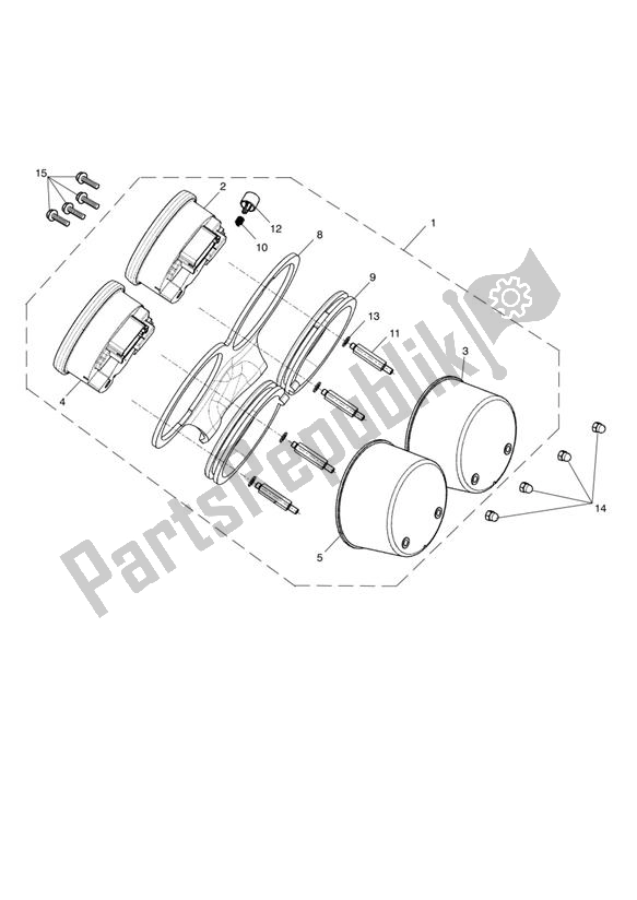 Todas las partes para Instruments - Bonneville Se 436004 > **see Tech News 118** de Triumph Bonneville VIN: > 380777/ SE 865 2007 - 2010